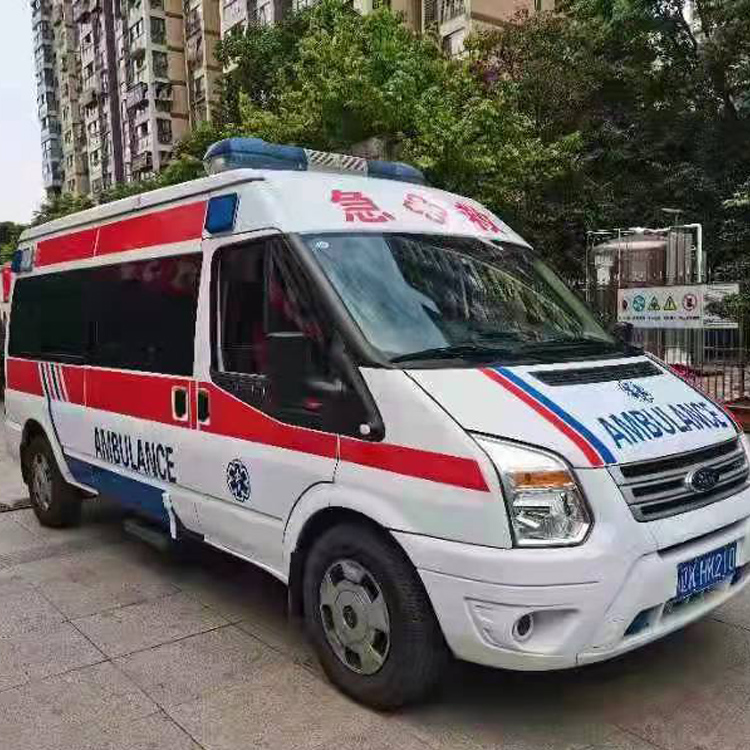 道滘镇长途救护车护送病人返乡